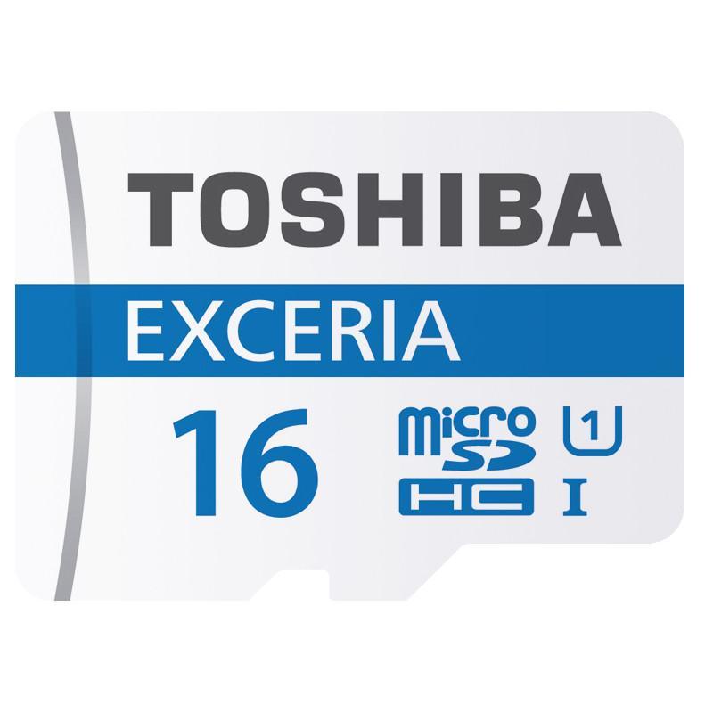东芝（TOSHIBA）16GB TF(microSDHC)存储卡Class10-48MB/s高速升级 蓝色
