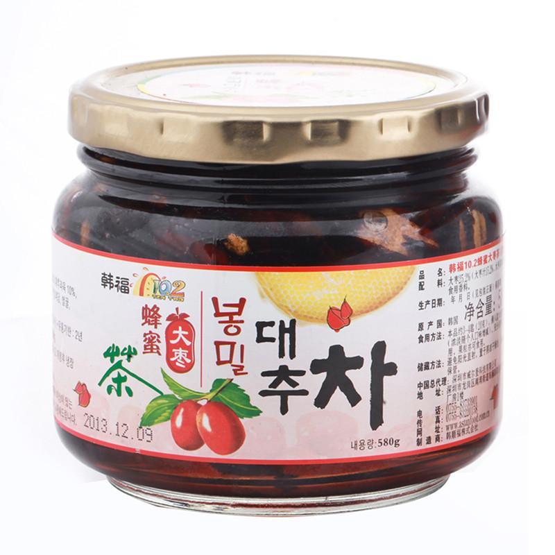 韩福10.2蜂蜜大枣茶580g