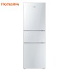 奥马/Homa BCD-203DEDC 203升电脑一级能效家用保鲜三门冰箱（流光银）