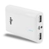aigo移动电源K3 双USB接口充电宝 10000mAh 白色