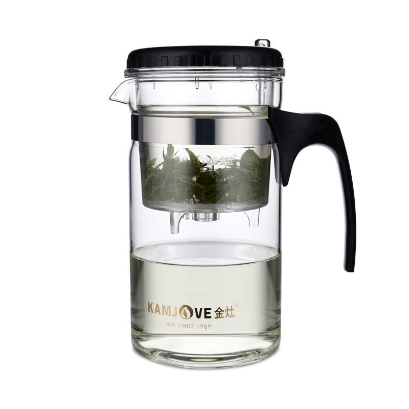 KAMJOVE金灶正品大容量飘逸杯 茶道杯耐热玻璃茶壶过滤泡茶壶TP-200