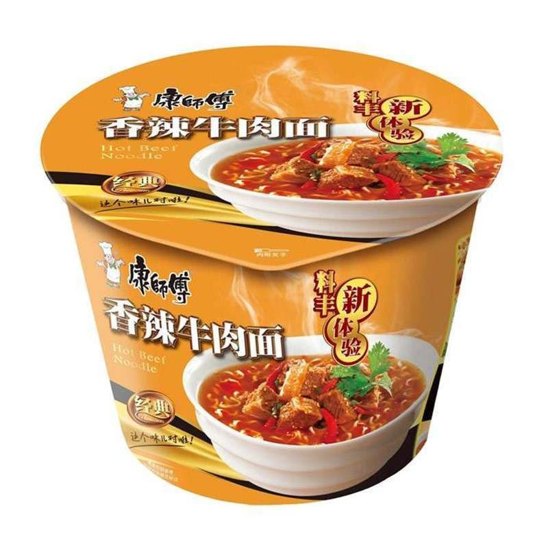 （停用）康师傅经典香辣牛肉桶面112g