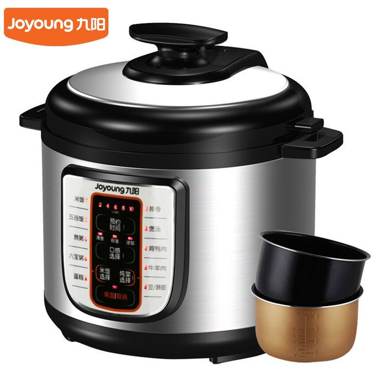 九阳（Joyoung）JYY-50YL82 多功能家用电压力煲5L（双胆、可预约）
