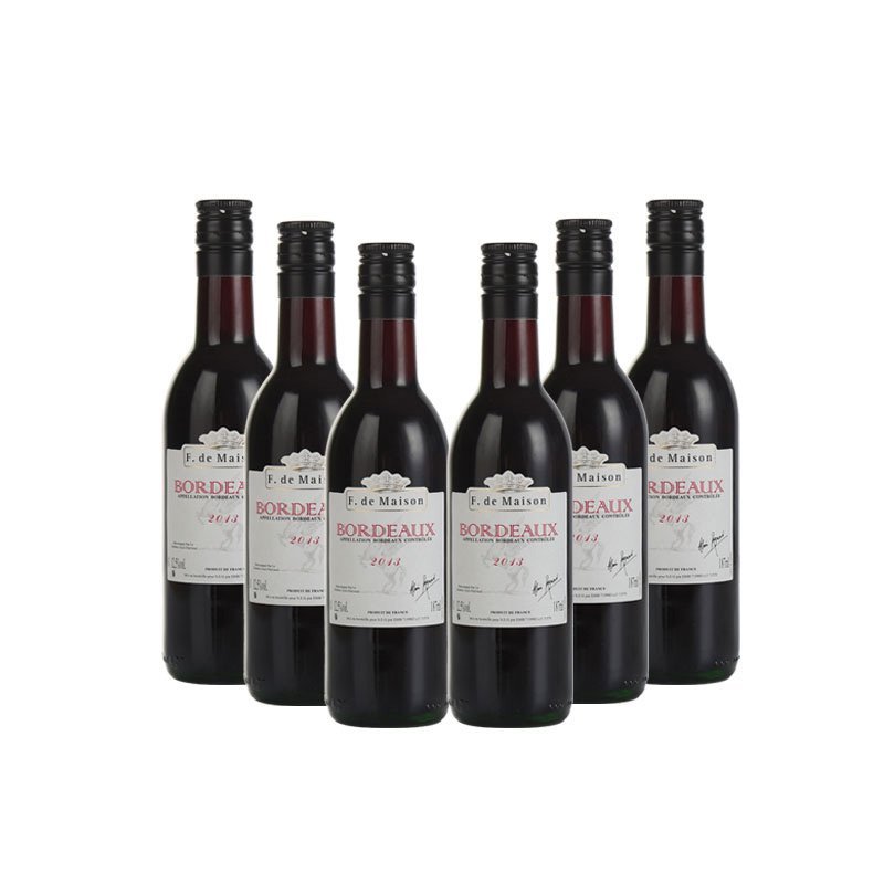 美圣世家天马园波尔多干红葡萄酒187ml*6