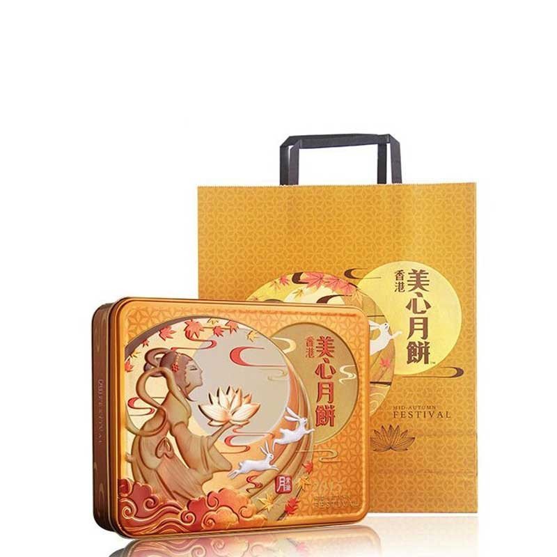 美心双黄白莲蓉月饼礼盒740g