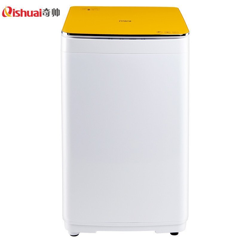 奇帅/Qishuai XQB40-400 4公斤全自动婴儿家用儿童迷你波轮洗衣机（星光橙）