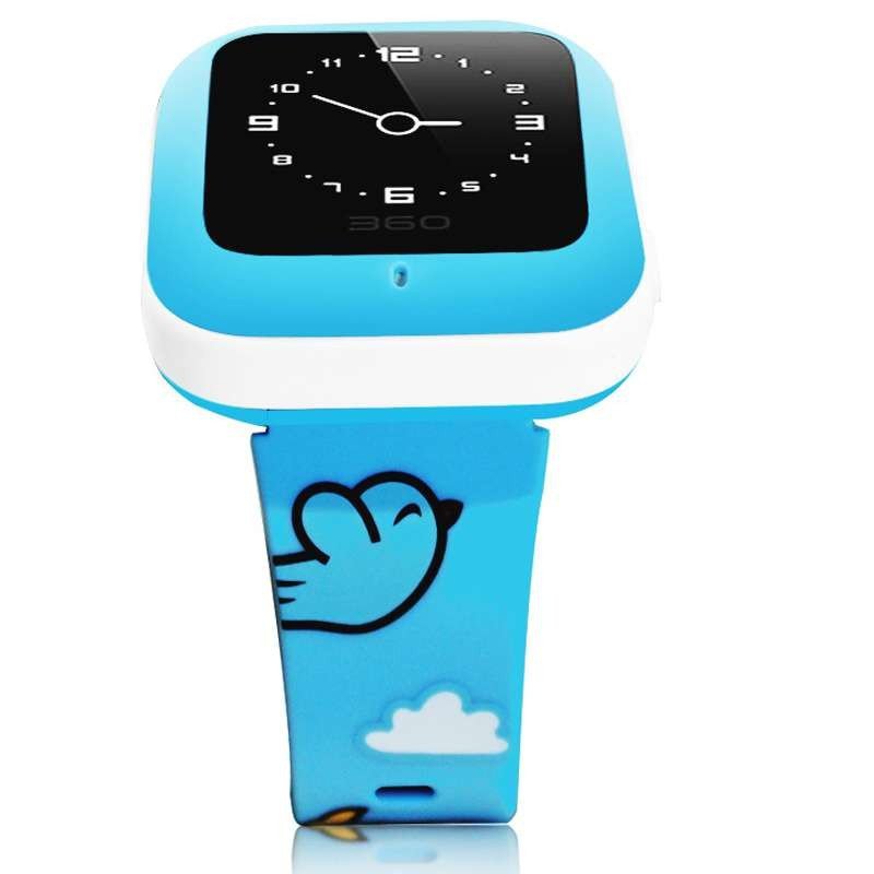 w461b 360儿童卫士 智能定位电话手表 天才儿童手环手机 王子蓝