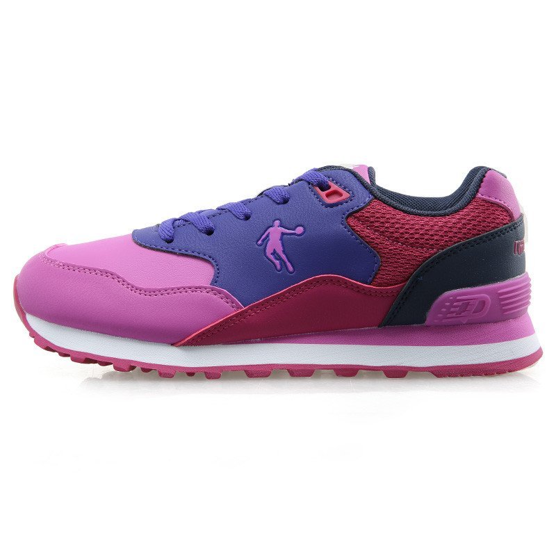 乔丹跑步鞋女运动鞋女鞋2016新款跑鞋正品轻便舒适透气 XM3650325 红紫/蓝黑 38码