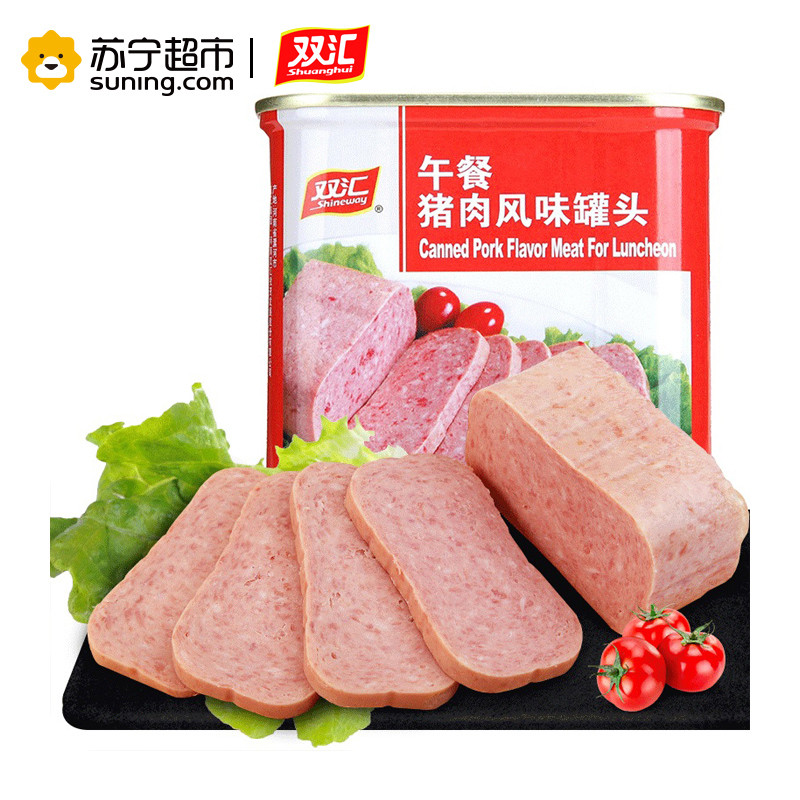 双汇猪风味午餐肉罐头340g