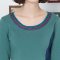 俏艺 2015春夏新款 简约圆领长袖民族风刺绣棉修身T恤女 3181 XXL 桔色