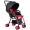Pouch婴儿推车超轻便双向避震可折叠便携婴儿伞车可躺可坐A08 红色