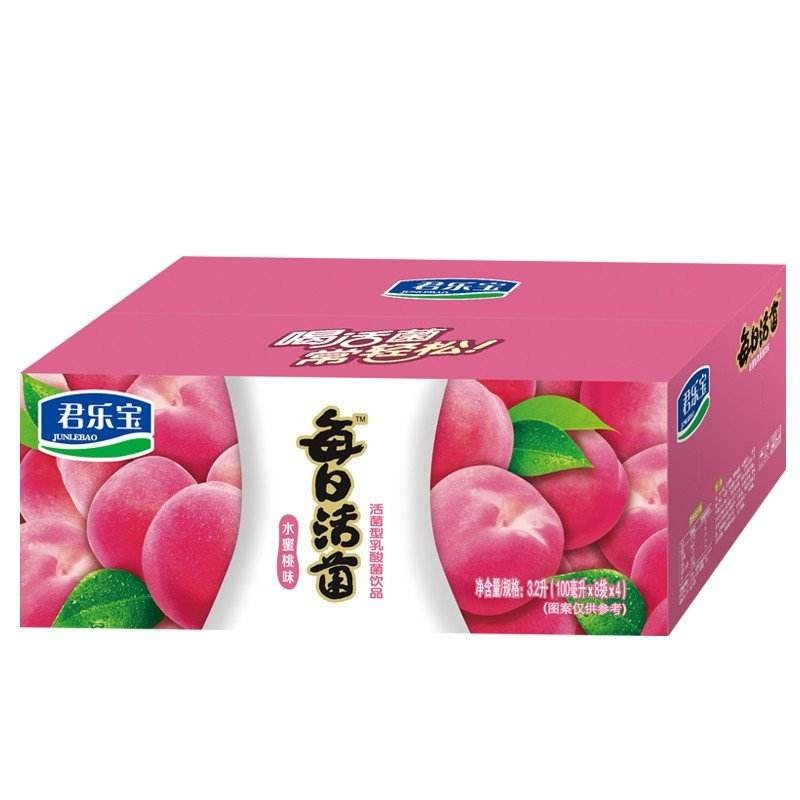 君乐宝每日活菌水蜜桃味100ml*8