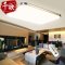 千歌led吸顶灯现代简约 长方形客厅灯卧室灯餐厅灯具阳台灯具 93*65正白64W(金色)