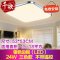 千歌led吸顶灯现代简约 长方形客厅灯卧室灯餐厅灯具阳台灯具 53*53正白24W(金色)