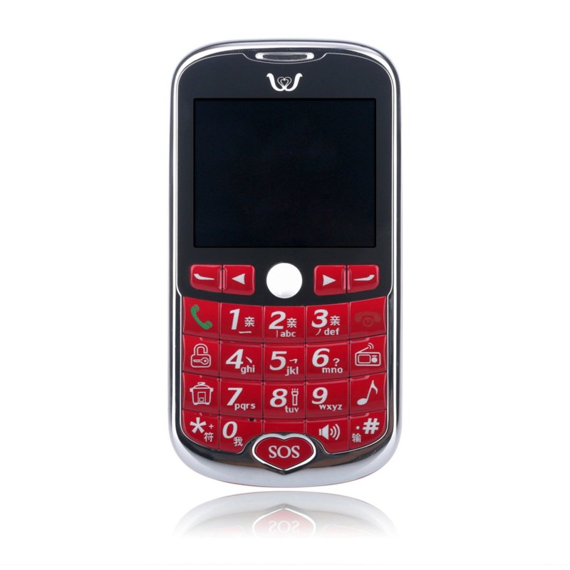 优优UU父母手机U-818（A）（红色）