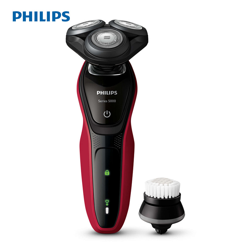 飞利浦(Philips) 多功能三刀头全身水洗干湿两用电动剃须刀S5095