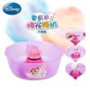 迪士尼Disney儿童DIY自制棉花糖机家用棉花糖带音乐紫色公主升级款