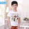 纳兰小猪童装2015男童韩版短袖T恤 110-160 160cm 白色酷哥短袖