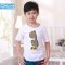 纳兰小猪童装2015男童韩版短袖T恤 110-160 140cm 白色船锚口袋短袖