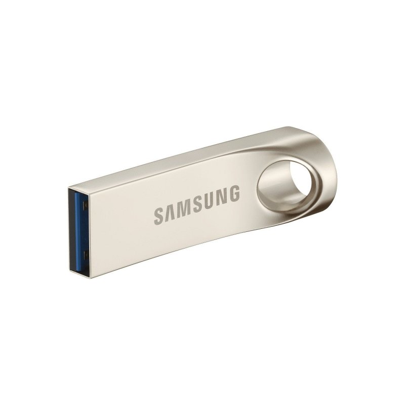 三星（SAMSUNG）BAR系列 64G 全金属五防 USB3.0 高速U盘 金属银