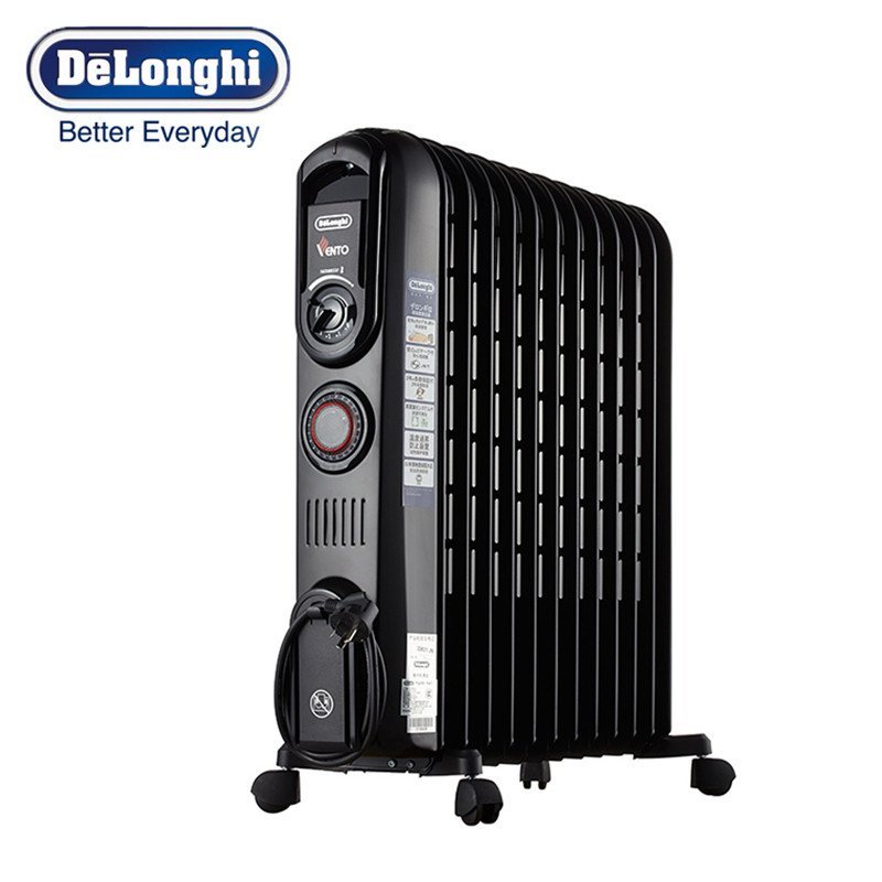 DeLonghi/德龙 V551220T 家用12片电热油汀取暖器