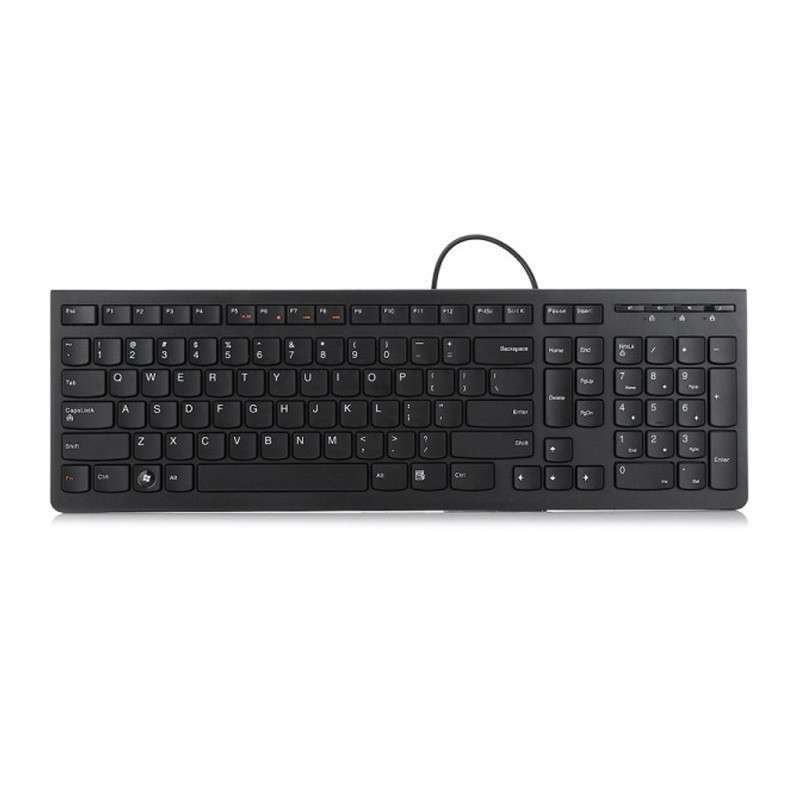 联想（Lenovo）K5819有线键盘 黑色