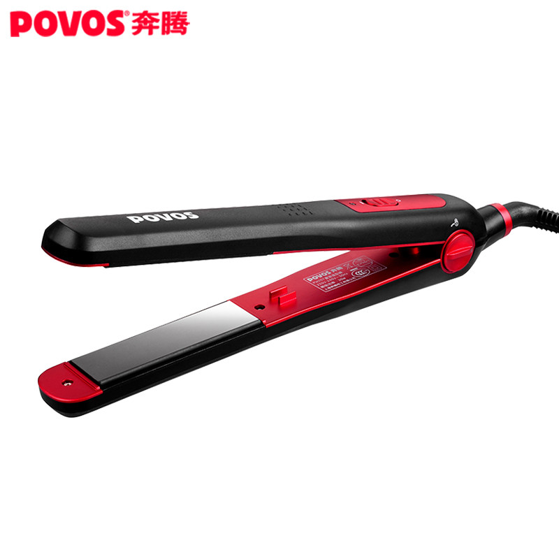 奔腾(POVOS)直发器 PR2013 直卷两用 陶瓷不伤发 迷你直板夹 空气刘海 直发器