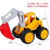 特耐摔特大号工程车挖掘机推土车翻斗车儿童滑行沙滩玩具车推土车