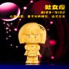 梦克拉Mkela 星座系列绒沙金铸金星座摆件 魔蝎座