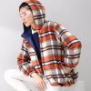 初语 2015秋装新款女装棉衣女短款修身宽松棉连帽服女8440813129