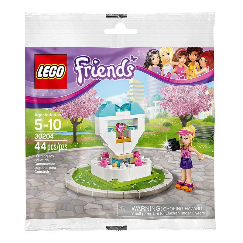 LEGO 乐高心湖许愿喷泉拼砌包 L30204（非卖品不单独售卖）