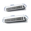 海尔（Haier）RFC100MXSAVA(G) 两室一厅60~80㎡ 家用中央空调一拖三多联机 超薄