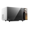 美的(Midea)微波炉 X3-235A 微电脑侧拉式平板变频智能 蒸立方 光波炉