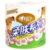 【苏宁超市】心相印 卷纸 柔肤系列 三层180克*27卷 有芯卷纸（整箱销售）原生木浆纸巾