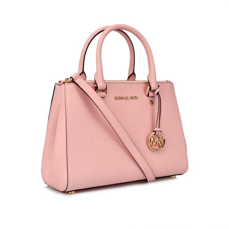 MICHAEL KORS迈克·科尔斯 牛皮女士小号手提单肩包30F4GSUS5L 粉色