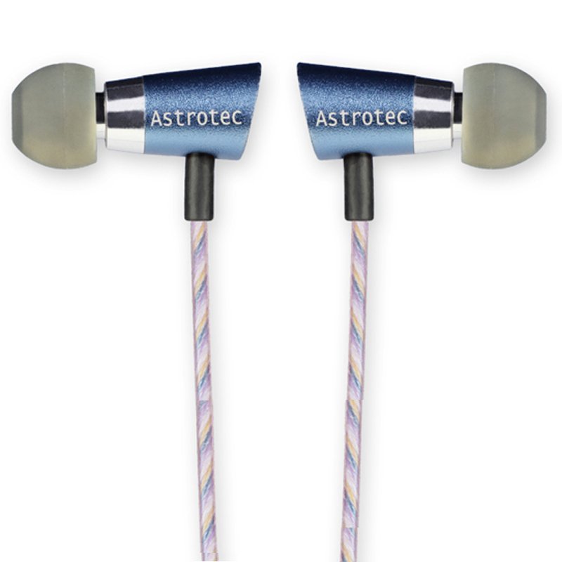 阿思翠（Astrotec）AM90mic HIFI手机动铁耳机入耳式耳麦 蓝色