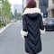 禾壹 真毛领连帽休闲骷髅头中长款羊羔毛羽绒服女2015冬装新款时尚韩版女装羽绒衣 外套 M 军绿色
