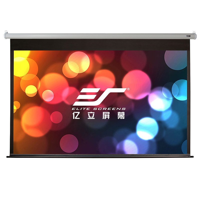 亿立（Elite Screens）ESP120HT-E12 120英寸16:9 白塑遥控电动幕布 投影幕布 投影仪幕布