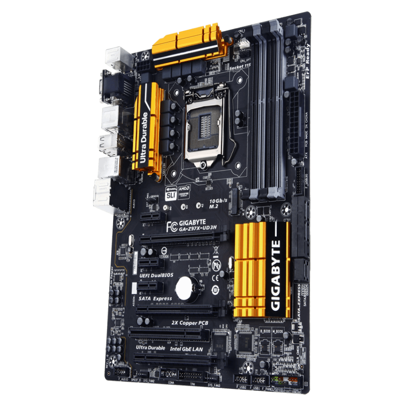 技嘉(gigabyte)z97x-ud3h主板 (intel z97/ lga1150)高清实拍图