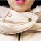 澳奇美（Aoqimei）2015新款韩版时尚修身带手套短款军工女棉衣外套8899 L 黑色