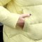 禾壹 真毛领连帽百搭修身气质中长款羽绒服女 2015冬装新款时尚韩版女装貉子毛羽绒衣 外套 XL 黄色