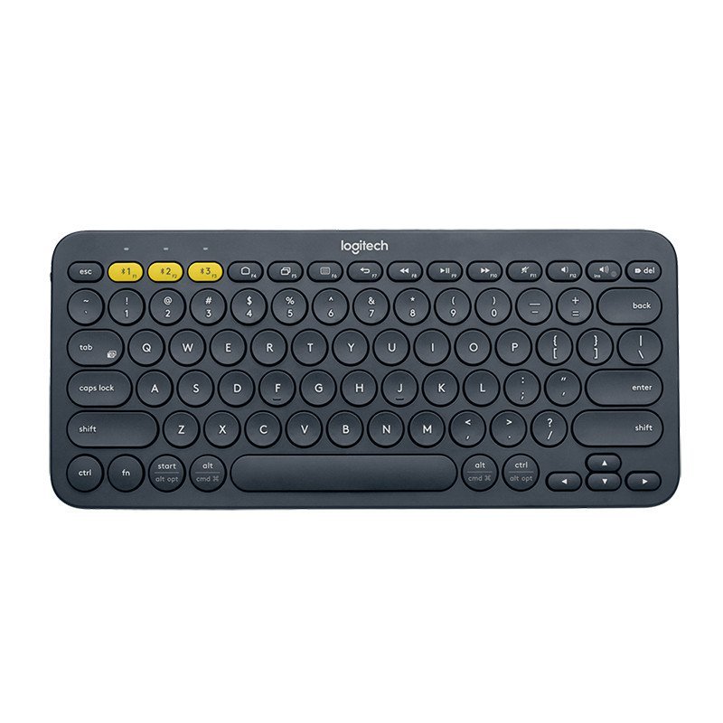 罗技（Logitech）K380蓝牙键盘 灰色