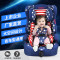 文博仕 加大型儿童安全座椅 宝宝婴儿汽车座椅 9个月-12岁可选配isofix MXZ-EA 红色