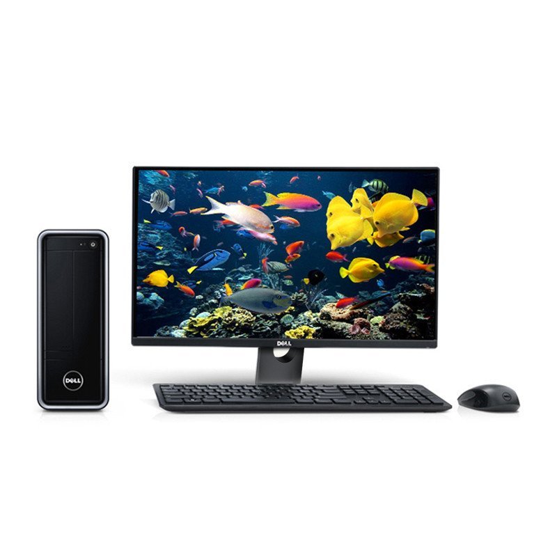 戴尔(DELL)Inspiron 3647-R8938B 台式电脑主机23英寸高清显示器i5 4G 1T 2G独显