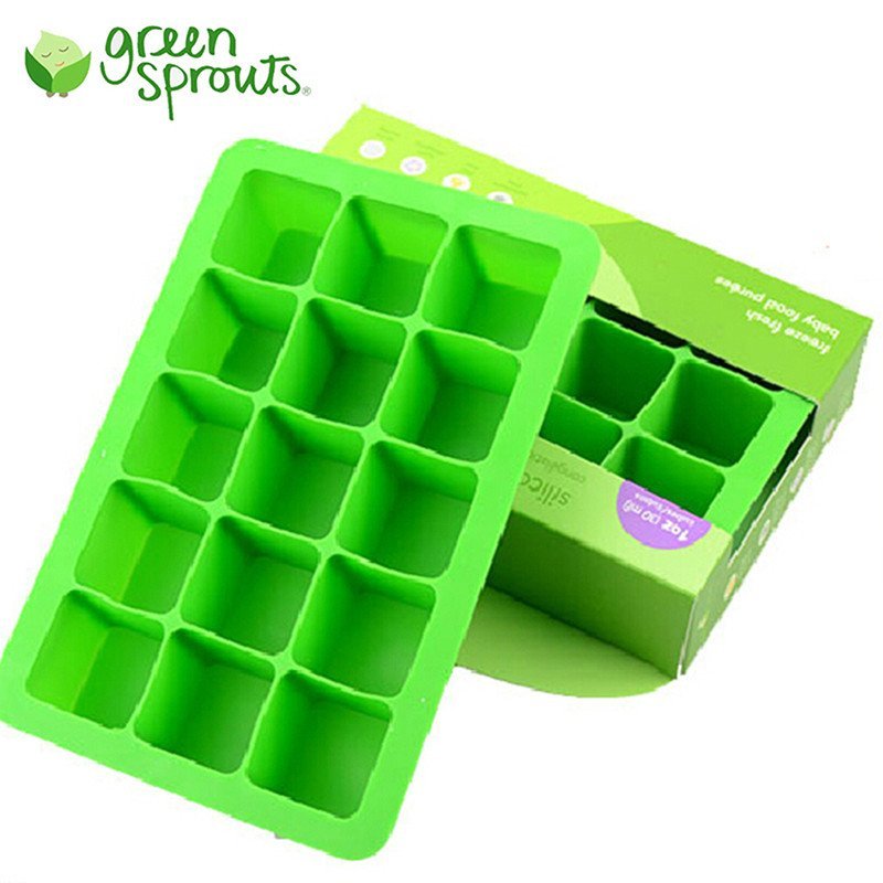 Green Sprouts小绿芽硅胶冰格 绿色