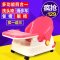 可折叠儿童餐椅 宝宝洗头椅 婴儿餐桌小孩吃饭座椅 粉色波点