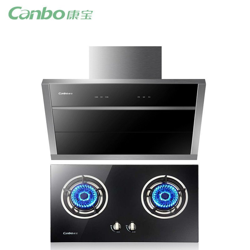 Canbo/康宝A68R＋BE9001侧吸抽油烟机燃气灶套餐烟灶套装烟灶套餐