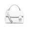 迈克·科尔斯(MICHAEL KORS) 2015新款Ava系列女士小号十字纹手提包 30T5GAVS2L 白色