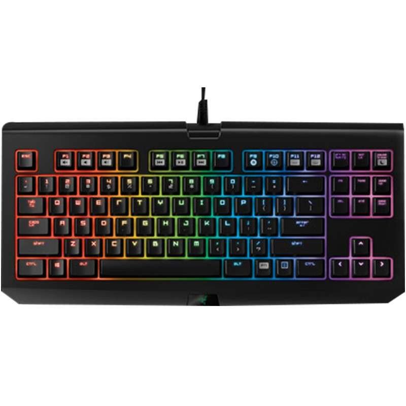 雷蛇（Razer）BlackWidow TE Chroma 黑寡妇蜘蛛竞技幻彩版 87键机械键盘