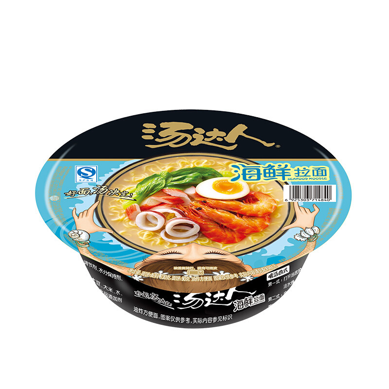 统一汤达人海鲜碗面120g高清实拍图